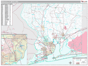 Pensacola-Ferry Pass-Brent Wall Map Premium Style